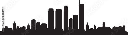 Guadalajara city silhouette skyline vector mexico landmark architecture design