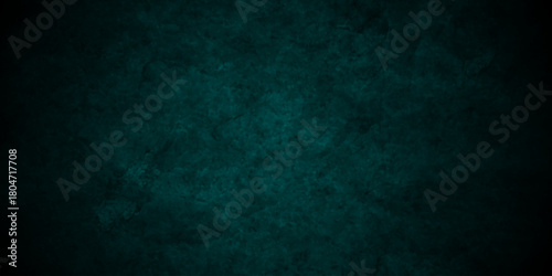 Dark green old wall paper grunge background. black and blue texture. Dark blue concrete wall texture element vintage grunge paint rough, distress backdrop background.	