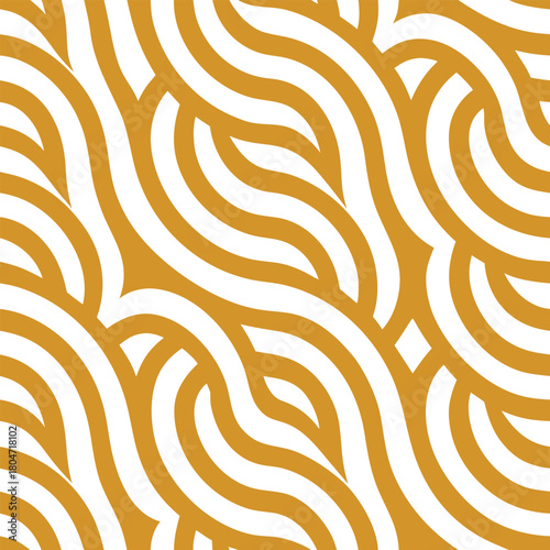 Wavy abstract ripple line formations creating motion inspired fluidity Seamless Pattern Design
