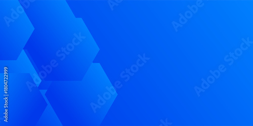 Hexagone color Blue abstract background. Vector illustration modern