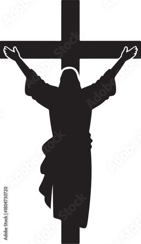 Jesus Christ crucifixion silhouette cross