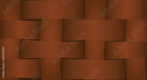 Wooden basket pattern. vector illustration	