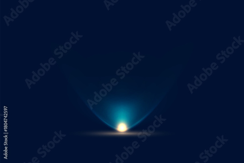 abstract blue background with rays