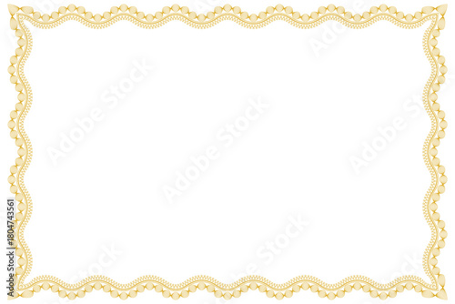 gold frame with a border