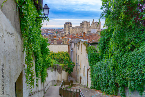 View of Vieux Lyon, France