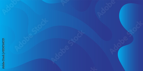 Colorful geometric background. Blue elements with fluid gradient. Dynamic shapes composition. Eps10 vector