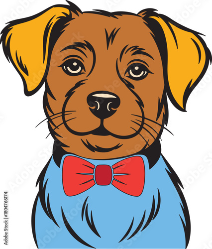 Pet Dog vector