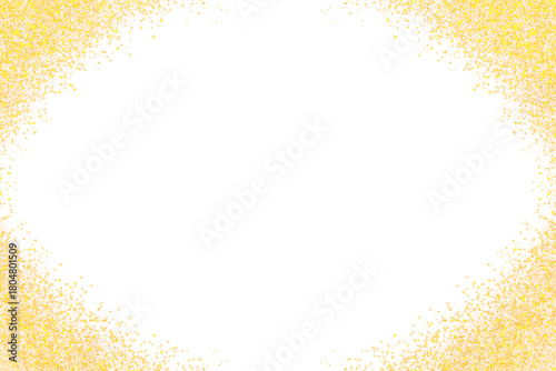 golden paint splash frame