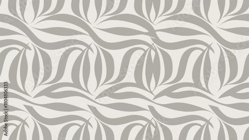 Elegant leaf pattern with a flowing design for sophisticated backgrounds