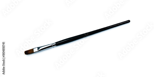 Paint brush. Black ink grunge brush strokes. Vector paintbrush set. Grunge design elements. Painted ink stripes. Creative isolated spots. Ink smudge abstract shape stains and smear set