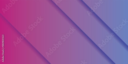 Sleek abstract background with diagonal layers soft shadows and a vibrant pink to blue gradient.