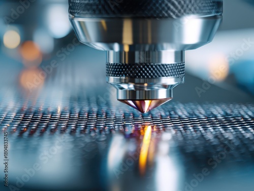 Close-up of a precision ind...