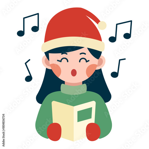 This christmas carol illustration is suitable for Christmas Event.