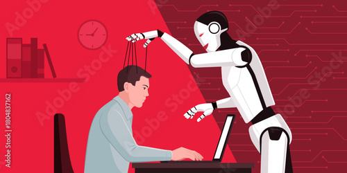 AI system manipulating human behavior and mind