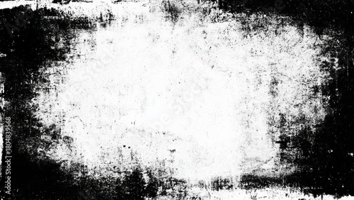 Grunge distressed black white texture background with rough scratches and dust Vector, illustration