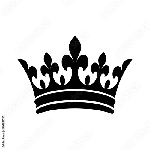 crown icon vector illustration