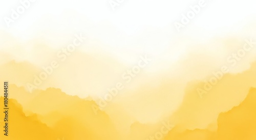 Soft Yellow Watercolor Wash Background abstract