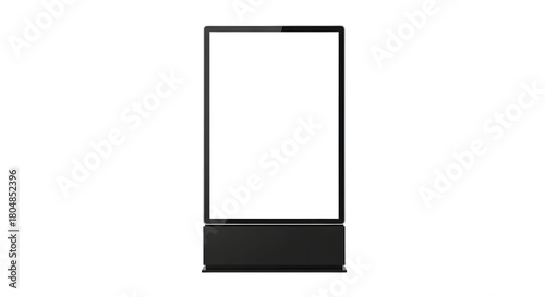 Fototapeta Naklejka Na Ścianę i Meble -  Blank digital billboard isolated on transparent background