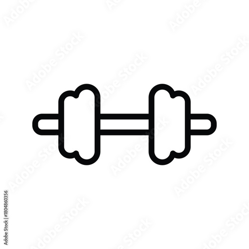 Dumbbell weight icon