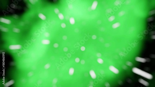 green abstarct nebula tunnel SCI FI animation motion graphics, suitable for short or reels screen saver background social media

