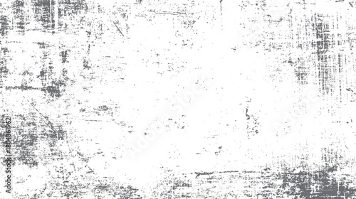 Abstract distressed grunge background texture with grey speckles and scratches on white surface vector