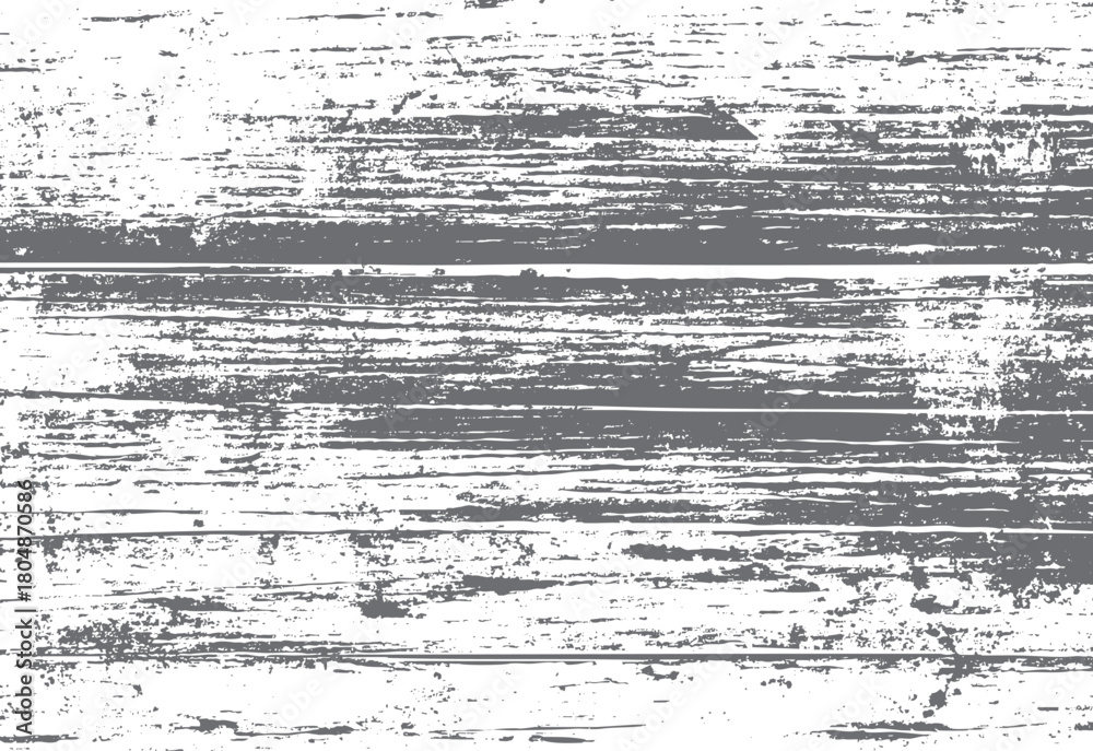 Obraz premium Distressed grey horizontal wood plank texture background with rough grain and weathered imperfections