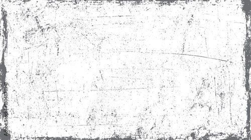 Distressed grunge texture background with scratches and speckles in monochrome gray and white scratched