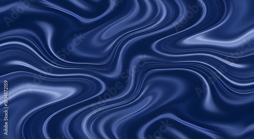 Blue Marbled Abstract Wave Pattern for Graphic Design.