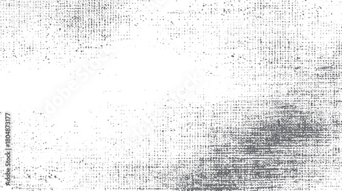 Faded grey and white textured background with distressed pattern and scattered dots vector