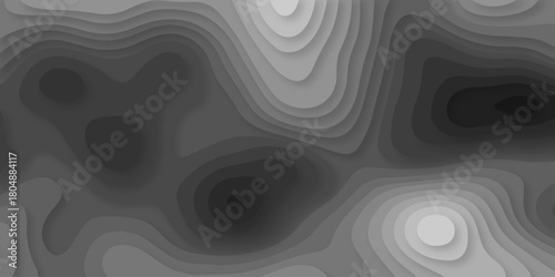 Luxury creative spiral paper background. vector natural shadow papercut web topography map spiral line. black light dynamic smooth cover origami papercut texture background.	