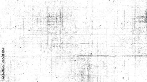 White textured background with scattered dark gray dots and faint horizontal and vertical lines resembling a distressed grid pattern