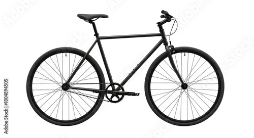 vintage bicycle isolated on white