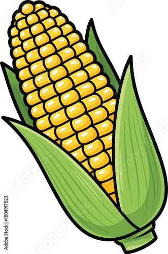 Corn cobs vector, corn cob icon, corn vector icon, corn silhouette vector illustration isolated on white background