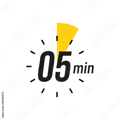 10 minute Timer, clock, stopwatch isolated icons. Countdown timer symbol. Label cooking time. Minute timer, Time measure, Chronometer, Alarm, Kitchen timer, label, sticker, stamp.  Vector illustration