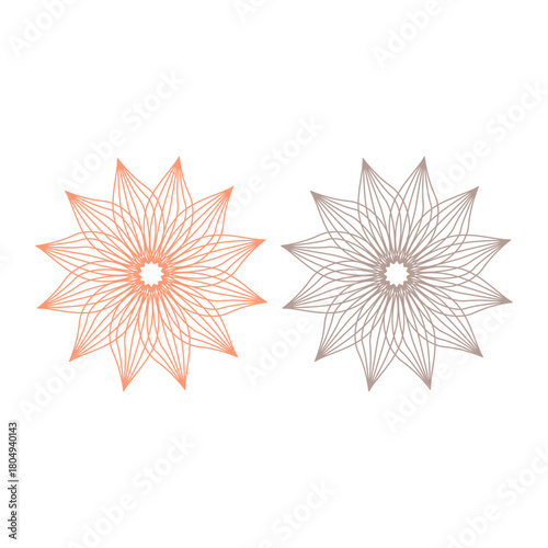 Natural Mandala Ayurveda Resort Sign Symbol Logo
