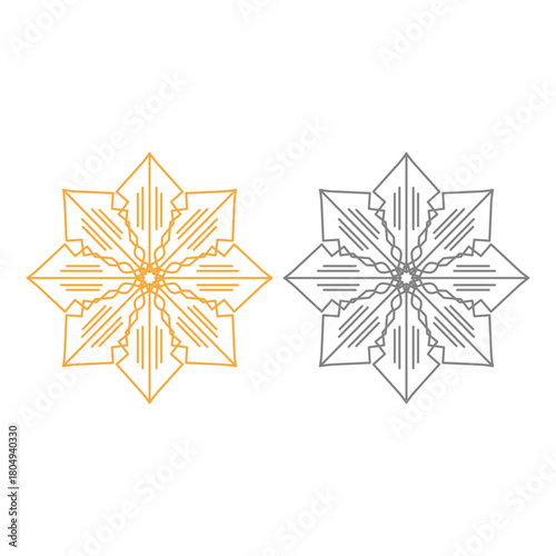 Natural Mandala Ayurveda Resort Sign Symbol Logo
