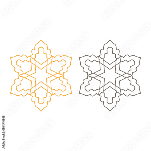 Natural Mandala Ayurveda Resort Sign Symbol Logo
