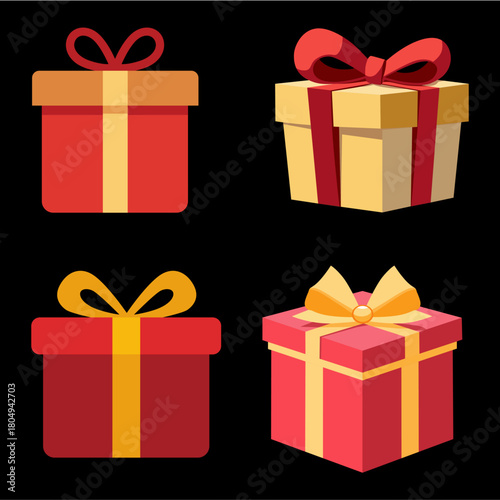 navidad, regalo, box, navida, caja, caja de regalo, cumpleaños, cinta, actualidad, arco, celebraciones, vacaciones, imprevisto, aniversario, 3d, embalaje, decoraciones, aislada, rojo, valentín