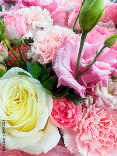 Bouquet of different beautiful flowers