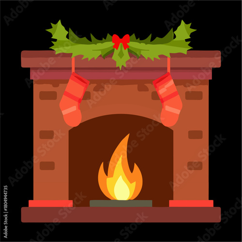 vector, chimenea, navidad, santa, navida, bujía, fuego, llama, ilustración, celebraciones, icono, alumbrado, decoraciones, símbolo, vacaciones, designio, cera, ardiente, acomodador, lámpara, cardar