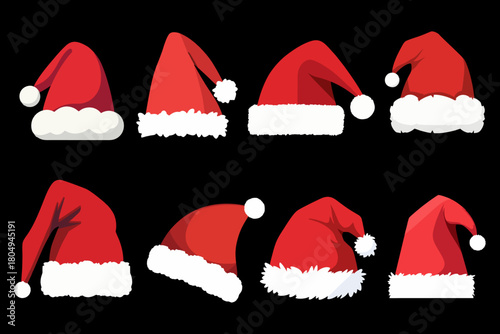 papá noel, gorros, navida, chapas, vacaciones, de invierno, celebraciones, pelaje, aislada, ciclos, rojo, indumentaria, objeto, decoraciones, símbolo, disfraces, diciembre, nuevas, regalo, estacional