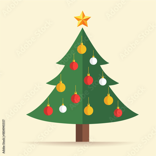 arbol navideño, esferas, navida, árbol, vacaciones, decoraciones, árbol de navidad, abeto, celebraciones, estrella, bailes, año, regalo, nuevas, languidecer, verde, de invierno, vector, año nuevo