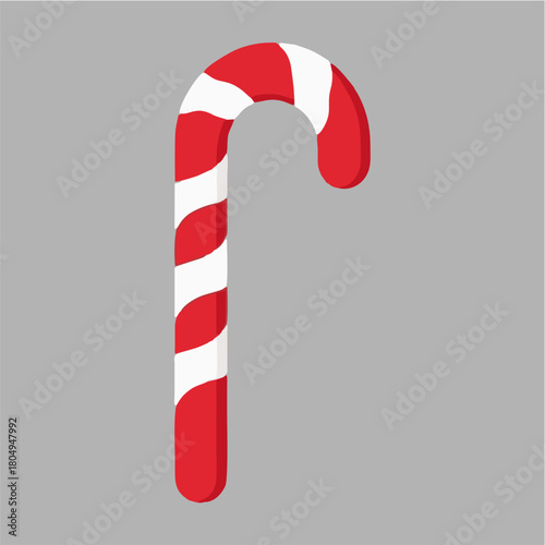 baston, caramelo, navida, baston, baston navideño, vector, símbolo, decoraciones, ilustración, bombones, designio, icono, rayado, color, alimento, celebraciones, vacaciones, azucarar, figura, bandera