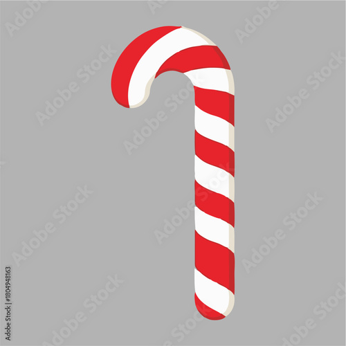 baston, caramelo, navida, baston, baston navideño, vector, símbolo, decoraciones, ilustración, bombones, designio, icono, rayado, color, alimento, celebraciones, vacaciones, azucarar, figura, bandera