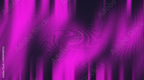 Striped purple pattern with abstract swirl shapes, grained texture and dark highlights