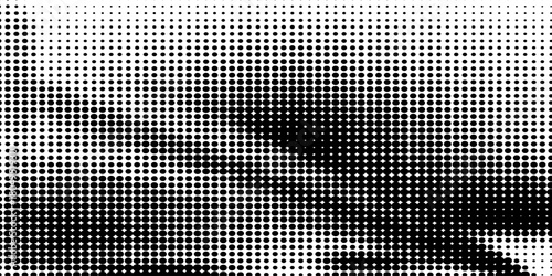 Dotted gradient vector illustration, white and black halftone background