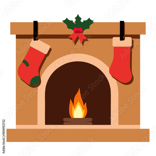 vector, chimenea, navidad, santa, navida, bujía, fuego, llama, ilustración, celebraciones, icono, alumbrado, decoraciones, símbolo, vacaciones, designio, cera, ardiente, acomodador, lámpara, cardar