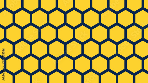 Seamless geometric hexagon pattern. Seamless honeycomb pattern.