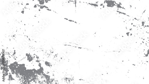 Scratched grunge urban background texture vector for distressed design and overlay use. Dust overlay grainy grunge effect black on white for abstract background and decoration. 