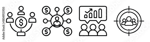 Business growth strategy and investment planning for targeted audience and marketing team success